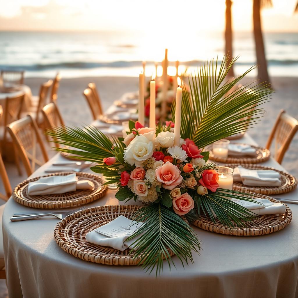 Tropical reception setup